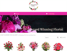 Tablet Screenshot of mustangflowers.com